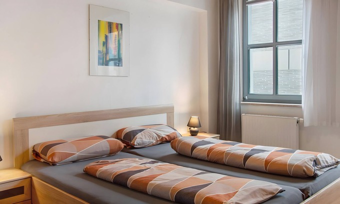 Bamberg Apartamento | Apartamento 'Alte Stadtmauer' con jardín compartido y Wi-Fi