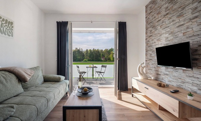 Lastrup Apartamento | Apartamento vacacional 'Anna 1 Og' con balcón