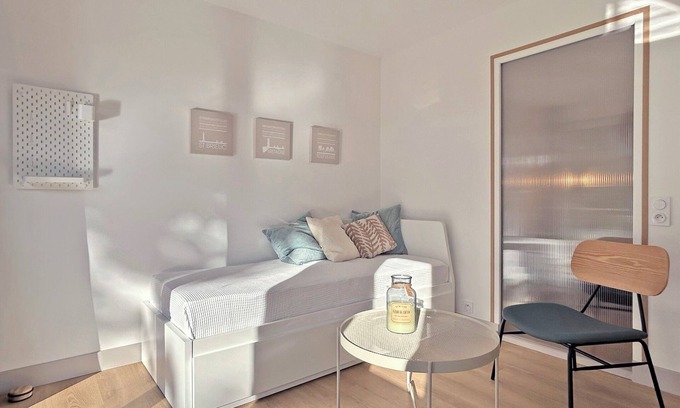 Hillion Apartamento | Apartamento vacacional "Au P'tit Colombier" con terraza privada y jardín compartido