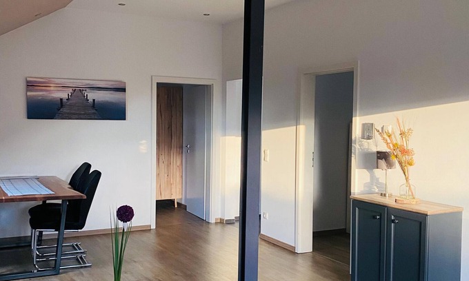 Schluechtern Apartamento | Apartamento vacacional "Blick Bergwinkel" con jardín privado