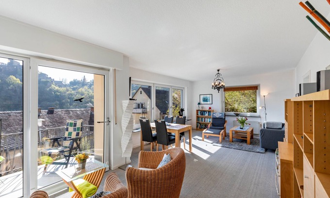 Sankt Goar Apartamento | Apartamento 'Burgblick' con balcón