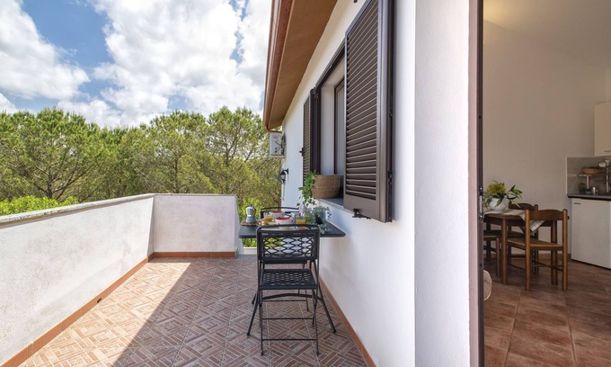 Santa Maria La Palma Otro | Apartamento vacacional 'Casa Vacanza Baratz 1' con vistas a la montaña, jardín compartido y Wi-Fi
