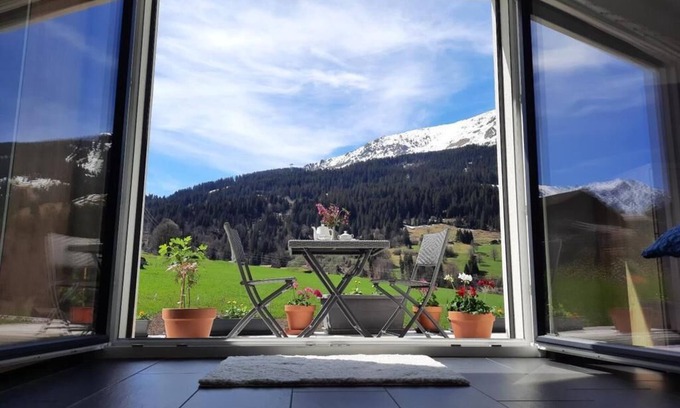 Klosters Dorf Apartamento | Apartamento de vacaciones Klosters Dorf para 1 - 2 personas - Apartamento