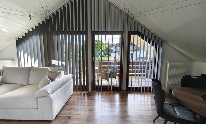 St. Blasien Apartamento | Apartamento vacacional 'Andreas' con vistas a la montaña y Wi-Fi