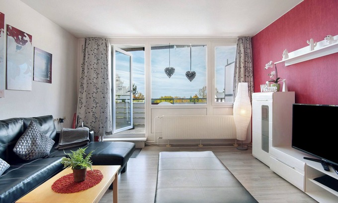 Sankt Englmar Apartamento | Apartamento 'Ferienwohnung Manuela' con vistas a la montaña, piscina compartida y Wi-Fi