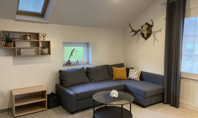 Strackholt Apartamento | Apartamento vacacional "Ferienwohnung Strackholt" con jardín, terraza y Wi-Fi