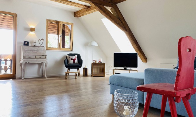 Kappel Apartamento | Apartamento 'Haus Alpenblick' con vistas a la montaña, terraza compartida y Wi-Fi