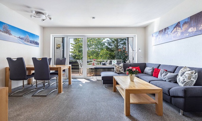 Hahnenklee Apartamento | Apartamento Hurlebusch Hahnenklee con balcón