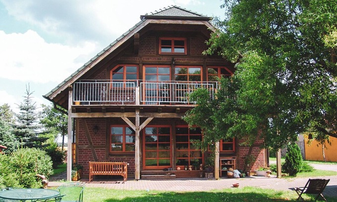Wassersuppe Apartamento | Apartamento vacacional "Landhaus Charlotte - Storchennest" con vistas al lago, balcón y Wi-Fi