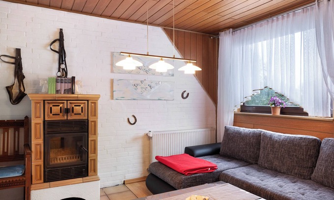 Elmlohe Apartamento | Apartamento vacacional 'Mole Valley Ranch 2' con balcón y Wi-Fi