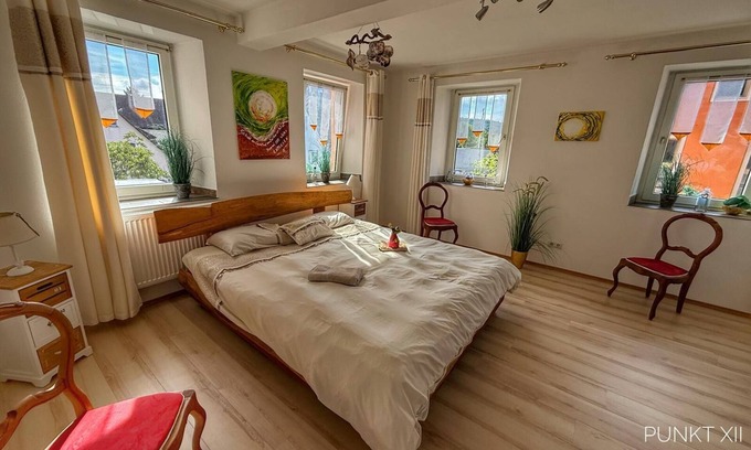 Burghaslach Apartamento | Apartamento 8 con jardín comunitario y Wi-Fi