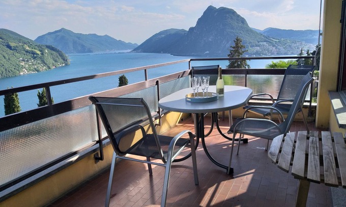 Castagnola Apartamento | Apartamento de vacaciones Ruvigliana para 1 - 4 personas con 2 dormitorios - Apartamento