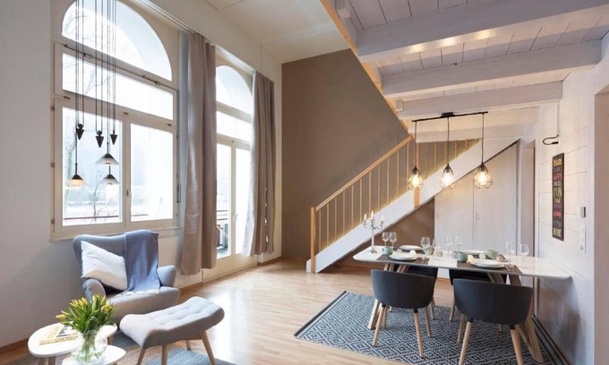 Central Interlaken Apartamento | Apartamento de vacaciones Unterseen para 1 - 4 personas con 1 dormitorio - Apartamento dúplex/triple