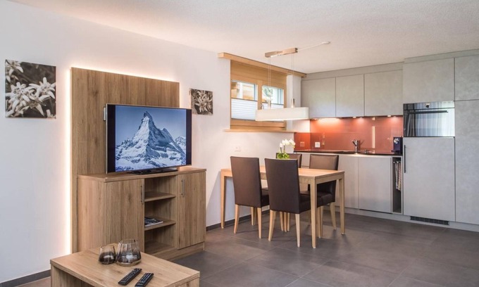 Zermatt Chalet De Esquí | Apartamento de vacaciones Zermatt para 1 - 3 personas con 1 dormitorio - Apartamento en casa unifami
