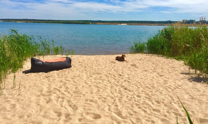 Lobnitz Casa | Vacaciones en el lago cerca de Leipzig / Sauna- Acogedora casa de vacaciones en la playa privada