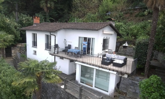 Piazzogna Casa | Casa Media - panorama soñado en el lago Maggiore