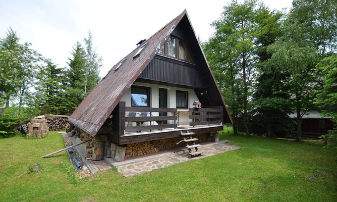 Loucna Pod Klinovcem Chalet De Esquí | Casa cerca del telesilla Klínovec