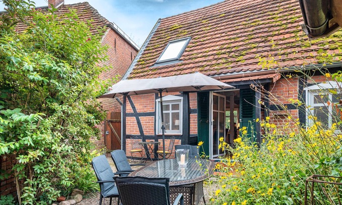 Abbendorf Casa | Casa de vacaciones 'Altes Nachtwächterhaus' con terraza privada y Wi-Fi