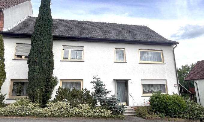 Ebersdorf bei Coburg Casa | Casa de vacaciones 'Idyllische Bauernhof' con terraza compartida, jardín privado y Wi-Fi