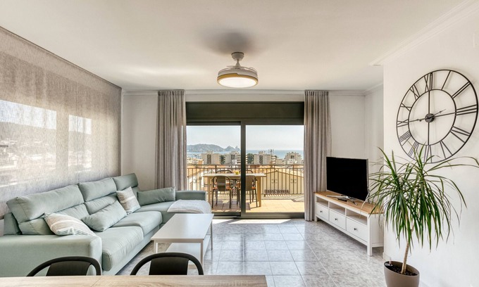 L'Estartit Casa | Casa de vacaciones 'Casa Con Vistas A Las Illes Medes' con vistas al mar, Wi-Fi y aire acondicionado