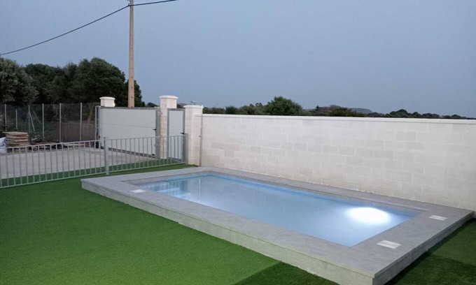 El Palmar Casa | Casa de vacaciones "Casa Marquez" Cerca de la playa con piscina y jardín