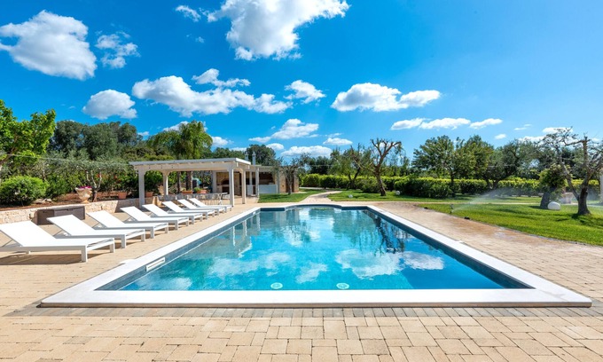 Francavilla Fontana Casa | Casa de vacaciones 'Buontempo' con piscina privada, Wi-Fi y aire acondicionado
