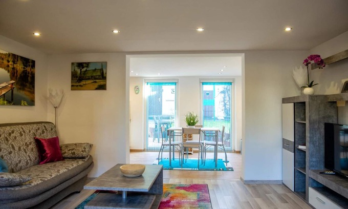 Annenwalde Apartamento | Casa de vacaciones 'Am Reiterhof' con terraza privada, jardín privado y wifi