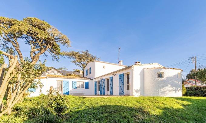 Pornic Casa | Casa de vacaciones 'Ambiance Cosy' con vistas al mar, terraza privada y jardín privado