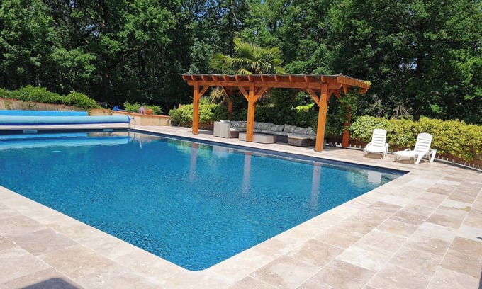 Maurens Casa | Casa de vacaciones 'Appartement Type F4' con piscina compartida, terraza privada y Wi-Fi