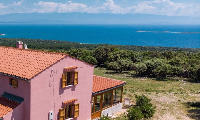 Belej Casa | Holiday house BLUE with beautiful sea wiev in the nature on island Cres