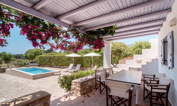 Chrissi Akti Casa | Casa de vacaciones 'Blue Xenia' con vistas al mar, Wi-Fi y aire acondicionado