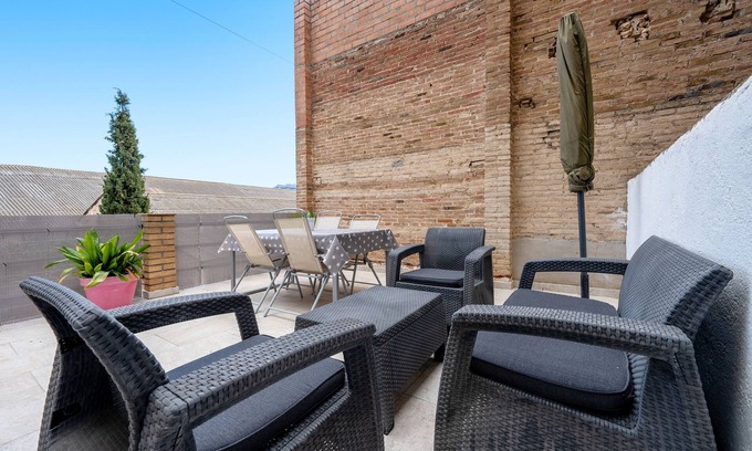 Marca Casa | Casa de vacaciones 'Ca La Neus' con vistas a la montaña, Wi-Fi y aire acondicionado