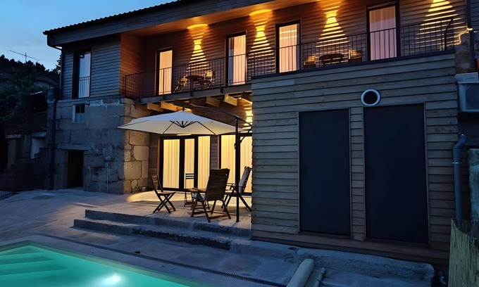 Campo de Gerez Casa | Casa de Vacaciones 'Casa Da Avó Custódia' con Vista a la Montaña, Wi-Fi y Aire Acondicionado