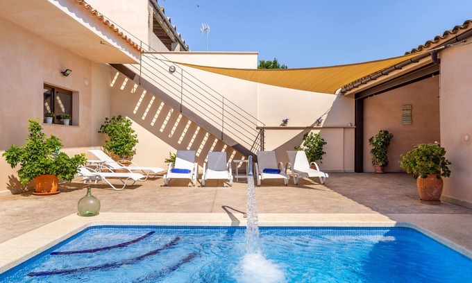Ariany Casa | Casa de vacaciones Cas Padrins de ses Tanques con Wi-Fi, jardín, terraza y piscina
