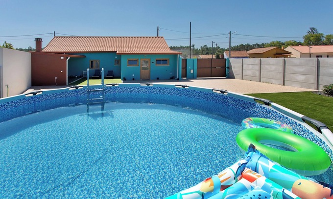Marinha Grande Casa | Casa de vacaciones 'Casa Do Canudo' con piscina privada, terraza privada y Wi-Fi