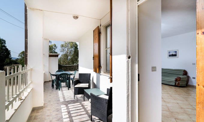Monte Longu Casa | Casa de vacaciones 'Casa Con Veranda' con terraza privada