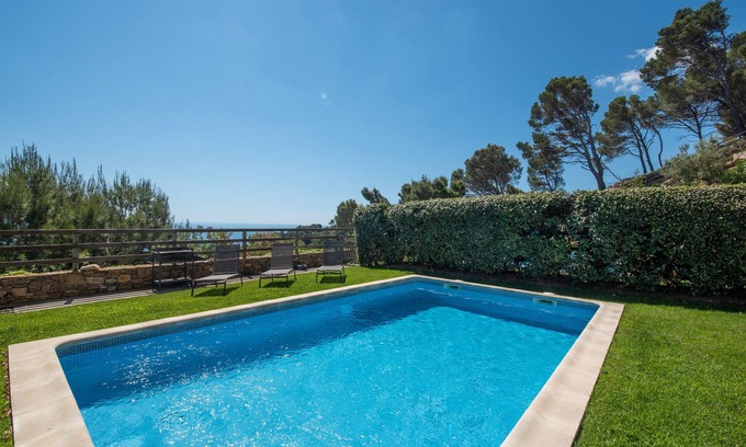 Aiguablava Casa | Casa de vacaciones 'Casa Marbello - Begur' con vistas al mar, piscina, terraza y Wi-Fi