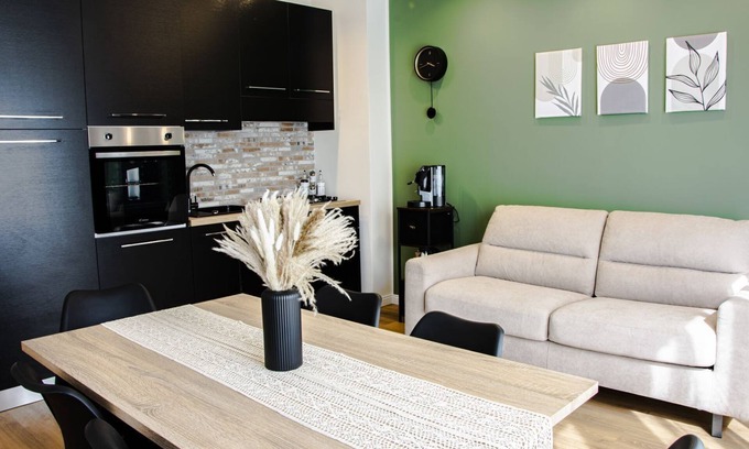 San Giorgio-Librino-San Giuseppe la Rena-Zia Lisa-Villaggio Sant'Agata Apartamento | Casa de vacaciones en Catania a 5 km del centro, relajante apartamento cocina