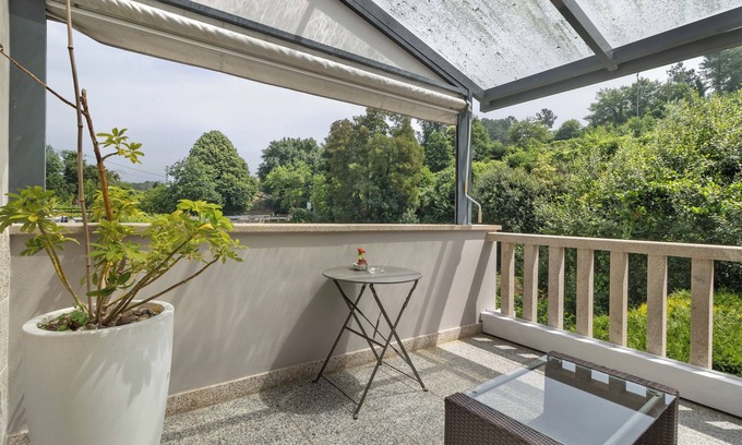 Melgaco Casa | Casa de vacaciones 'Cevidade' con vistas al lago, Wi-Fi y aire acondicionado