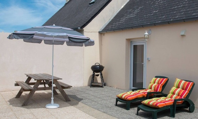Camaret-sur-Mer Casa | Casa de vacaciones 'Chez Fanch' con terraza privada, jardín privado y Wi-Fi