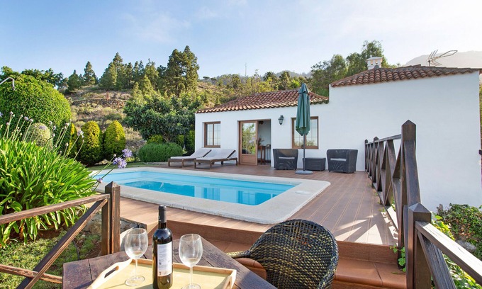 Tijarafe Casa | Casa de vacaciones 'El Lomito' con vistas al mar, Wi-Fi y aire acondicionado