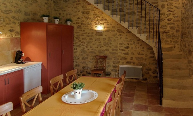 Colonzelle Cabaña | Casa de vacaciones 'Est' con piscina compartida, terraza privada y Wi-Fi