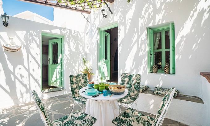 Psinthos Casa | Casa de vacaciones "Casa tradicional de Fedra" con terraza, jardín y Wi-Fi