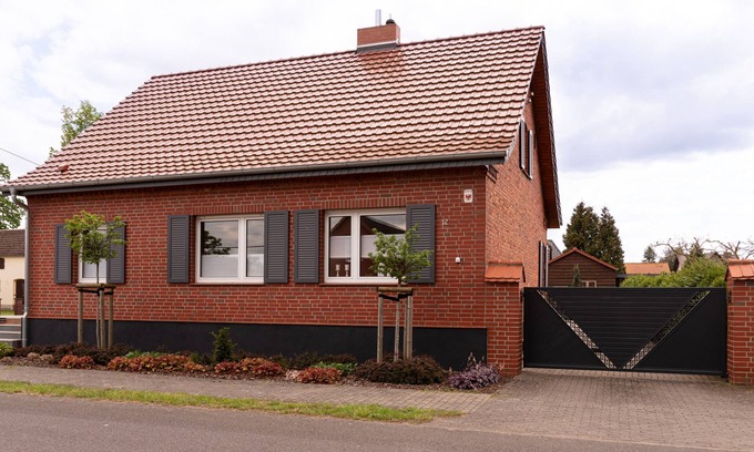 Karstadt Casa | Casa de vacaciones 'Ferienhaus Wegblüte' con terraza privada