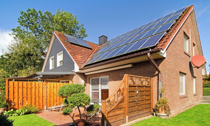 Berdum Casa | Casa de vacaciones 'Ferienhaus Berdum' con terraza privada, jardín privado y Wi-Fi
