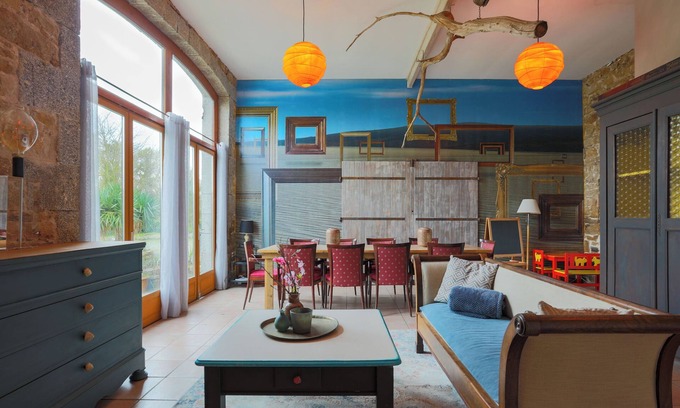 Prat Casa | Casa de vacaciones 'Gite La Grange 6 Personnes' con piscina compartida, terraza privada y Wi-Fi