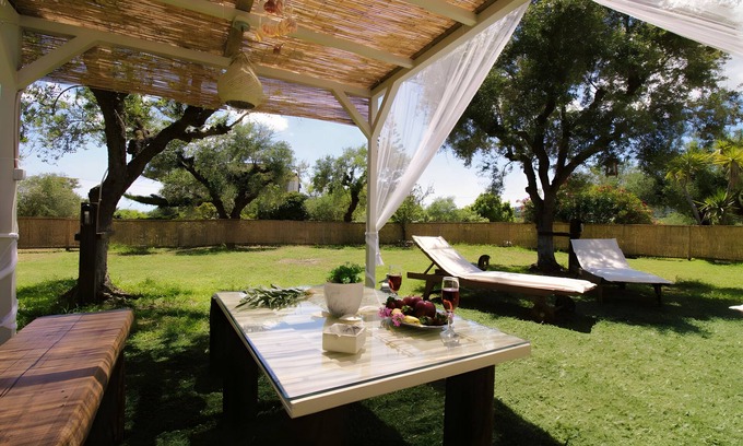 Agios Sostis Casa | Casa de vacaciones 'Hacienda' con terraza privada, Wi-Fi y aire acondicionado