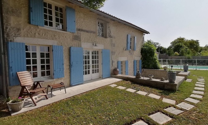 Lusignac Casa | Casa en Lusignac con piscina privada