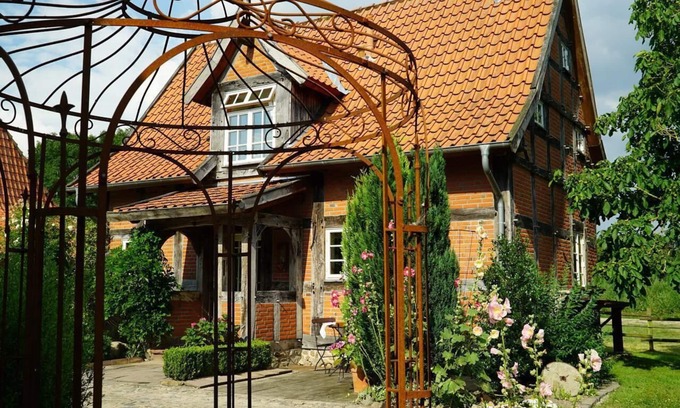 Hoyerhagen Casa | **** Casa de vacaciones en el idílico jardín de la granja Hoyerhagen