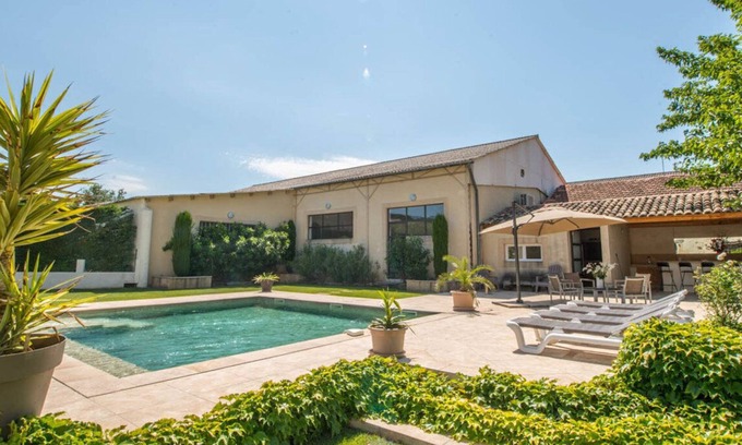 Visan Casa | Casa de vacaciones 'Le Mas Du Batadou' con Wi-Fi y aire acondicionado